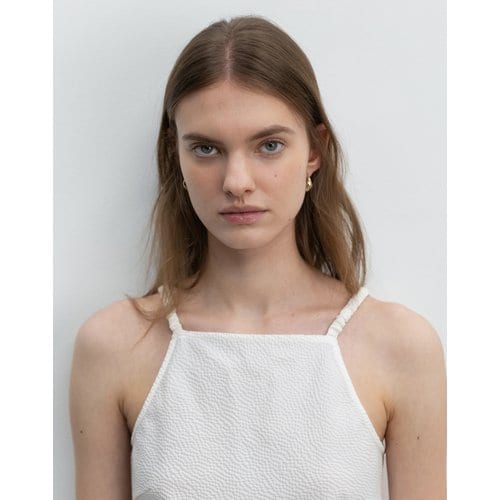 [23SS] Sleeveless Bubble Top [White] JWBL3E905WT