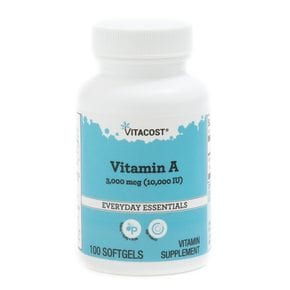 [해외직구] 비타코스트  비타민  A  3000  mcg  10,000  IU  100  소프트젤