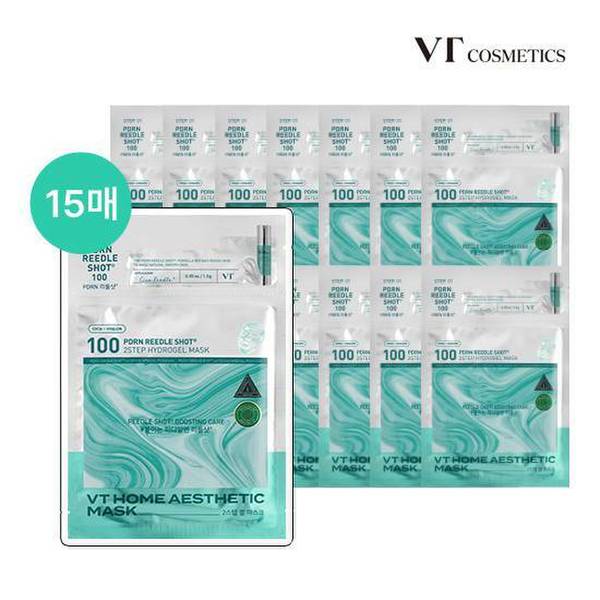 (VT) 브이티 PDRN 리들샷 하이드로겔 마스크 (총 15매)