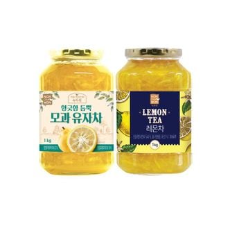 NS홈쇼핑 [녹차원] 모과유자차 1KG+레몬차 1KG[34057886]