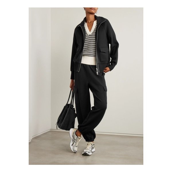 발리 록스베리 새틴 트리밍 더블소프트® 집업 스웨트셔츠 블랙 1647597359813273