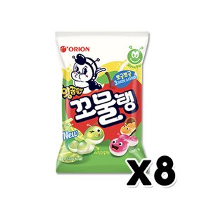 오리온 꼬물탱 젤리 디저트간식 62g x 8개