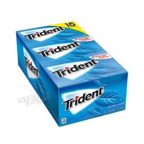 트리던트 오리지널 슈가프리 껌 14 X 15 TRIDENT ORIGINAL XYLITOL SUGARFREE GUM