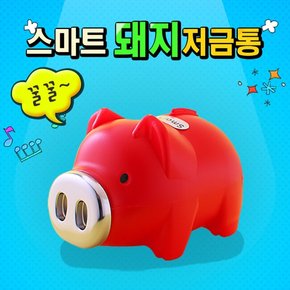 스마트 돼지저금통 레드   대 /팬시점판매용 운동