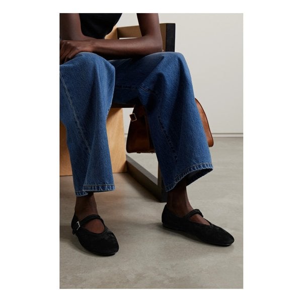 보헴 스웨이드 메리 제인 플랫 1647597318709910