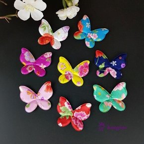 중나비 한복나비 장식 한복 머리핀 머리띠 가채 전통 선물 봉투 떡 과일 예단 포장장식 외국인선물
