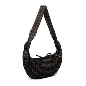 브라운 & 블랙 크루아상 필트 숄더백 BG0128 TP0006 MU425 Chevron Marron
