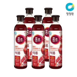  청정원 홍초 석류 900mlX5