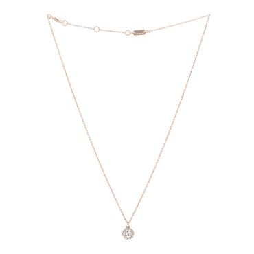 코치 헤일로 파베 스터드 목걸이 C9326 ROSE GOLD