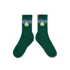 THE MENS COURTSIDE SOCK - GREEN