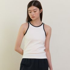 Pipe line sleeveless (White)