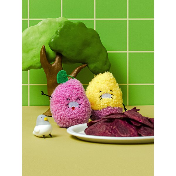 춘구마 깐구마 미니 포슬 키링인형_춘구마