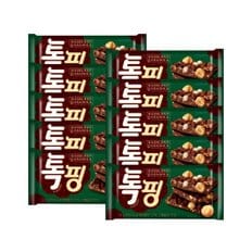 오리온 톡핑 헤이즐넛&그래놀라 43g x 10개