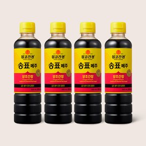 [9/22일 오전8시 주문마감][몽고식품] 송표 메주 양조간장 500ml x 4개