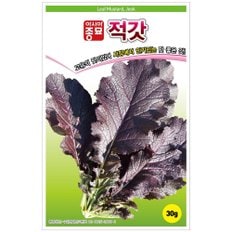 아시아종묘 씨앗 갓 적갓 10g