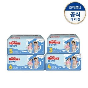 물놀이팬티 36단계(방수/수영장기저귀) 12매 1팩