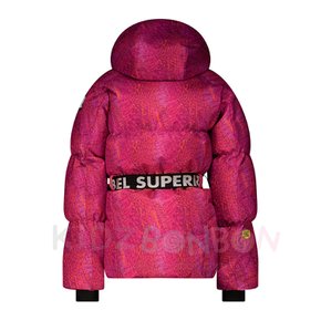 [SUPERREBEL] 슈퍼레벨 벨트 스키 자켓_크로코 마젠(Croco magenta)(판매가:359,000원)