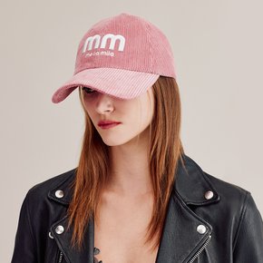 코듀로이 더블엠 자수 볼캡 (4colors) MM44067
