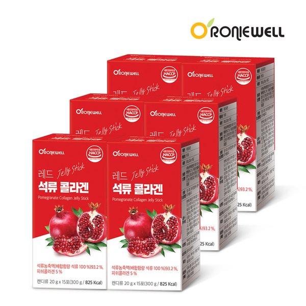 레드 석류 콜라겐 젤리 스틱 15포 x 6개
