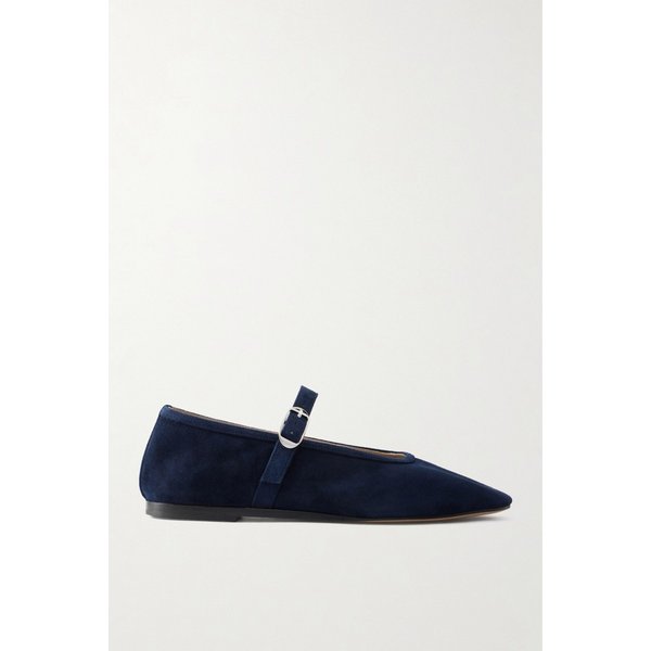 르 몽드 베릴 네이비 스웨이드 메리 제인 발레리나 플랫 46376663162972766