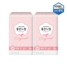 좋은느낌 오리지널 울트라 날개 중형 36개입 x 2팩 09067