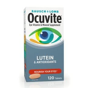 [해외직구] Bausch Lomb 바슈롬 오큐바이트 루테인 비타민 미네랄 120정 Ocuvite Vitamin & Mineral Supplement Tablets with Lutein 120