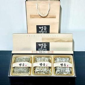 멸치 3종 선물세트 (대멸 160g+중멸 160g+세멸 180g)