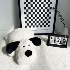 얼룩 강아지 인형 귀여운 애착인형 바디필로우 쿠션 3size