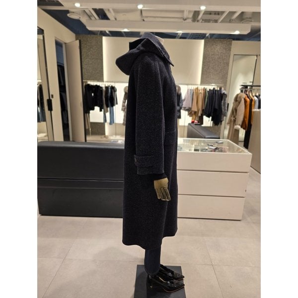 [파주점] 울 블렌드 후드 롱 코트 JPBA0CTH09