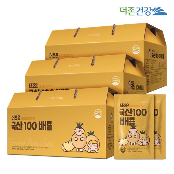 국산100 배즙 100ml 30포 3박스