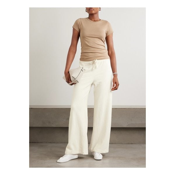 에턴 와이드 코튼 저지 스웨트팬츠 오프 화이트 46376663162849581