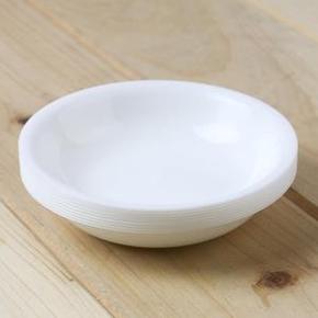 일회용식기 일회용용기 플라스틱 다회용찬그릇 포장용일회용그릇 10P 12cm X ( 2매입 )