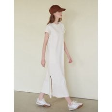 AVEC HACIE COTTON LONG DRESS [IVORY]