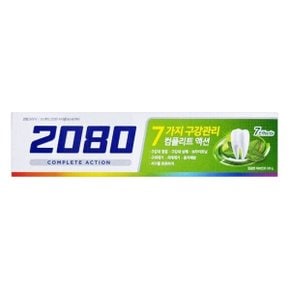 2080 컴플리트액션 치약 허브민트향 120g X 1개