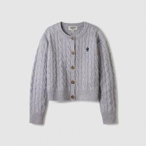 후아유 WHOAU 후아유 여성 Steve Bokasi Cable Cardigan  WHCKE4T23FSG