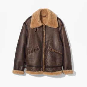 EAST HARBOUR SURPLUS STEWART 0179 SHEEPSKIN JACKET BROWN EHD2M20003A50