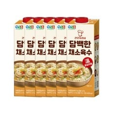 정식품 기타소스 간단요리사 담백한 채소육수 950ml 6팩