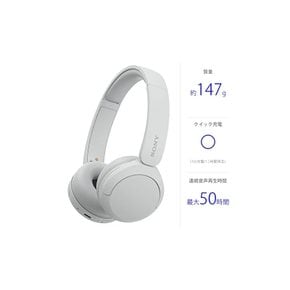 소니- SONY 무선 헤드폰 WH-CH520 Bluetooth 지원 / 경량 설계