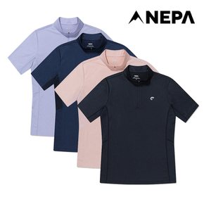 여성 리코 반팔 집업티셔츠 7I45404