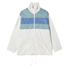 NOMANTIC BENCH-COAT ZIP-UP JUMPER IVORY[A]