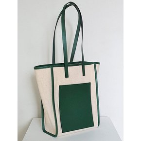 Daily Shopper Bag  Leather& Canvas