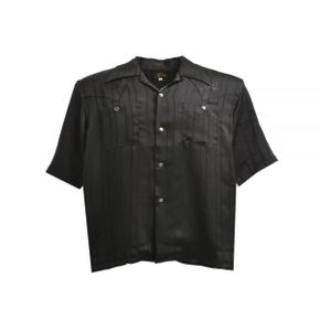 NEEDLES 니들스 24 SS Cowboy One-Up Shirt Black (OT202) (카우보이 원 업 반팔 셔츠)