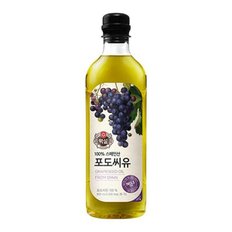 CJ제일제당 백설 포도씨유 900ml x6개