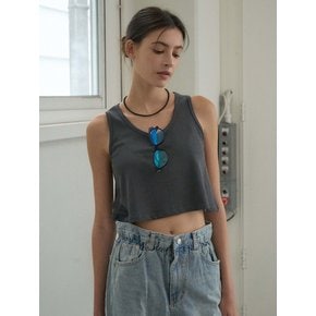 Cropped Layered Sleeveless (3Colors)