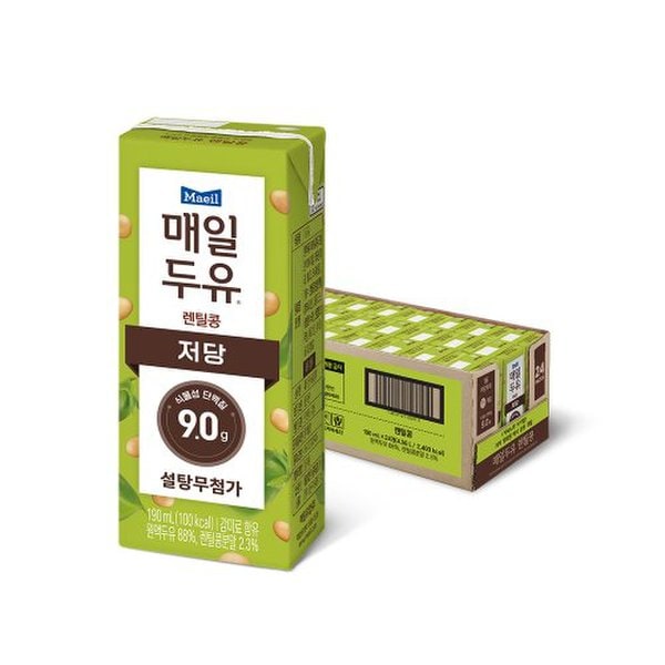 [쓱7클럽][2,000원적립]매일두유 렌틸콩 190ml 24팩