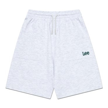 Lee Kids 베이직 4부 저지팬츠 화이트멜란지 LK2502SO04WM