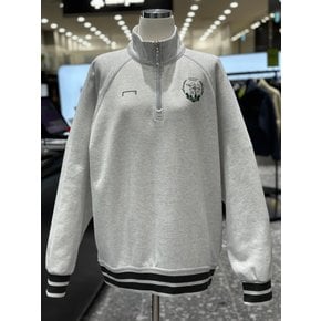 [제주점] STUDIO FC EMBLEM QUARTER ZIP-UP-MELANGE GREY-G4STZ101