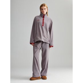 CLASSIC FLEECE WIDE PANTS GRAY