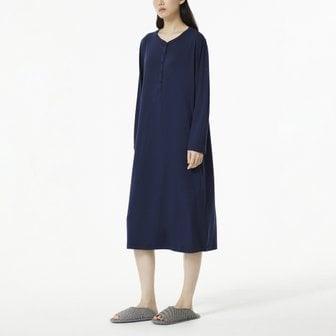 JAJU 여 피치스킨 파자마 원피스(NAVY / DARK NAVY / LIGHT PINK)