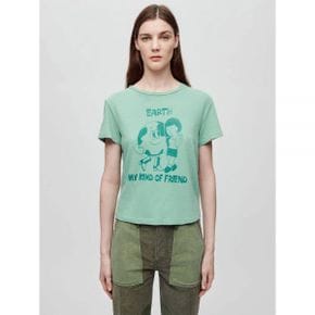 리던 RE DONE CLASSIC TEE EARTH SEAFOAM NERDN5TS106-MT 1021763